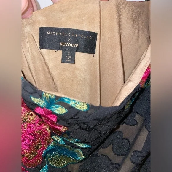 Michael Costello x REVOLVE Sasha Mini Dress in Fuchsia Floral 🌺 - Picture 12 of 13